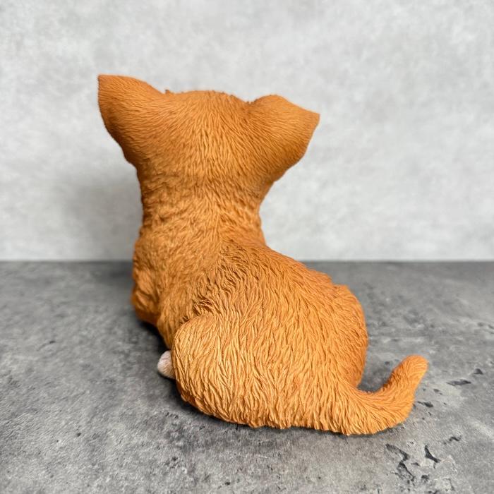 犬 置物 おしゃれ 見上げるチワワ レッド かわいい 動物 インテリア オブジェ ガーデンオーナメント woobia ウービア |  | 08
