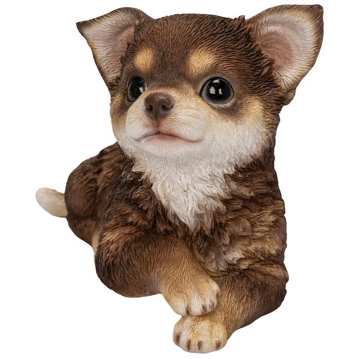 犬 置物 おしゃれ 見上げるチワワ ブラウン かわいい 動物 インテリア オブジェ ガーデンオーナメント woobia ウービア |  | 10