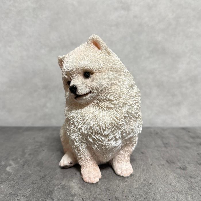 犬 置物 おしゃれ 首を傾げるポメラニアン かわいい 動物 インテリア オブジェ ガーデンオーナメント woobia ウービア |  | 07