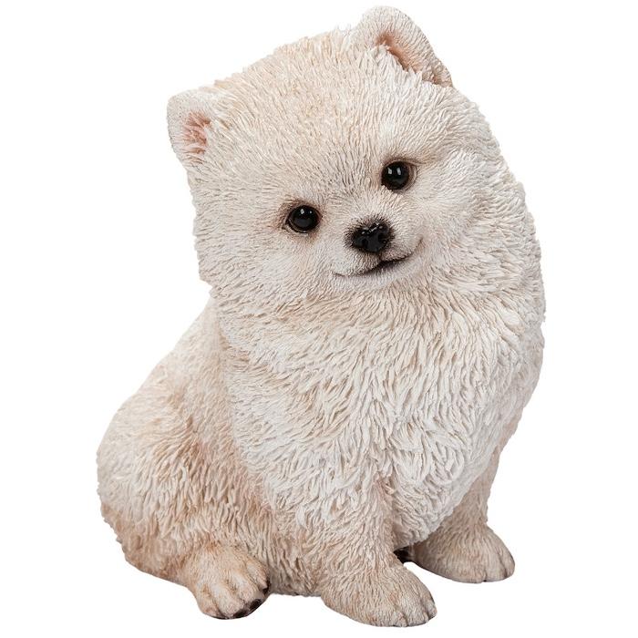 犬 置物 おしゃれ 首を傾げるポメラニアン かわいい 動物 インテリア オブジェ ガーデンオーナメント woobia ウービア |  | 10