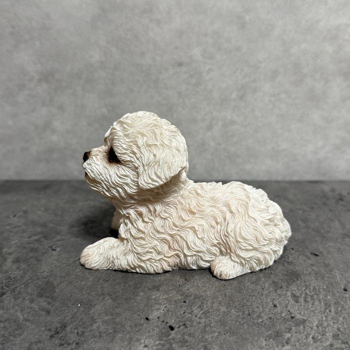 犬 置物 おしゃれ 見上げるマルチーズ かわいい 動物 インテリア