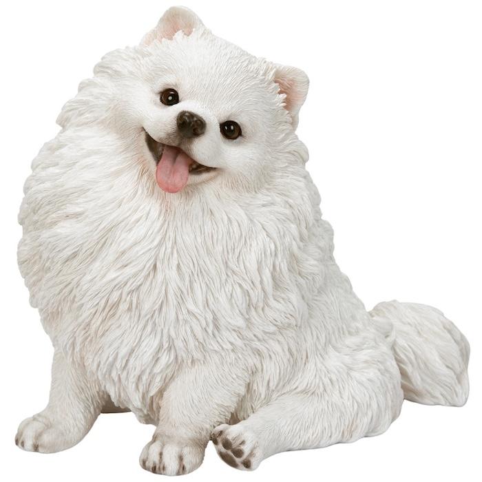 犬 置物 大型 動物 お座りポメラニアン 大 横幅30cm woobia おしゃれ 大きい 玄関 インテリア かわいい オブジェ |  | 05