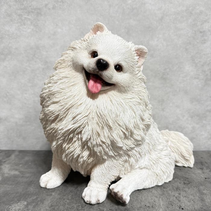 ポメラニアンと思われる犬の置物 KATO KOGEI JAPAN フィギュア 【公式