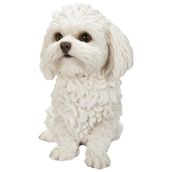 犬 置物 大型 動物 おすわりマルチーズ イヌ 高さ34cm woobia おしゃれ 大きい 玄関 インテリア ガーデン かわいい オブジェ 北欧 リアル ウービア |  | 15