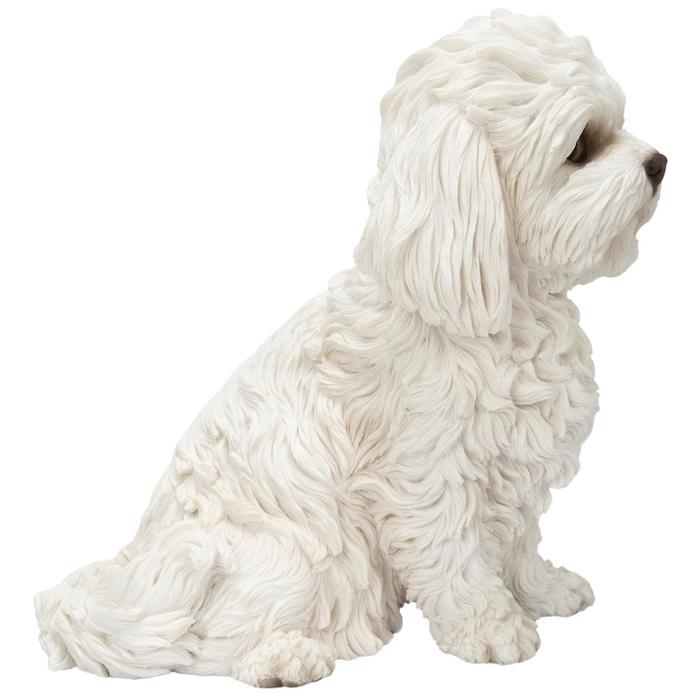 犬 置物 大型 動物 おすわりマルチーズ イヌ 高さ34cm woobia おしゃれ 大きい 玄関 インテリア ガーデン かわいい オブジェ 北欧 リアル ウービア |  | 18