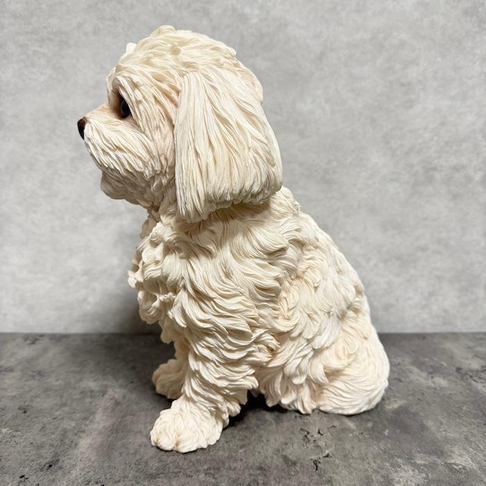 犬 置物 大型 動物 おすわりマルチーズ イヌ 高さ34cm woobia おしゃれ 大きい 玄関 インテリア ガーデン かわいい オブジェ 北欧 リアル ウービア |  | 07