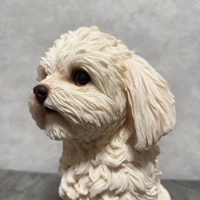 犬 置物 大型 動物 おすわりマルチーズ イヌ 高さ34cm woobia おしゃれ 大きい 玄関 インテリア ガーデン かわいい オブジェ 北欧 リアル ウービア |  | 08
