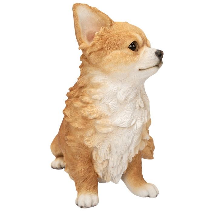 犬 置物 大型 動物 見上げるチワワ 横幅26.8cm woobia おしゃれ 大きい 玄関 インテリア 庭 ガーデン 北欧 リアル ウービア |  | 04