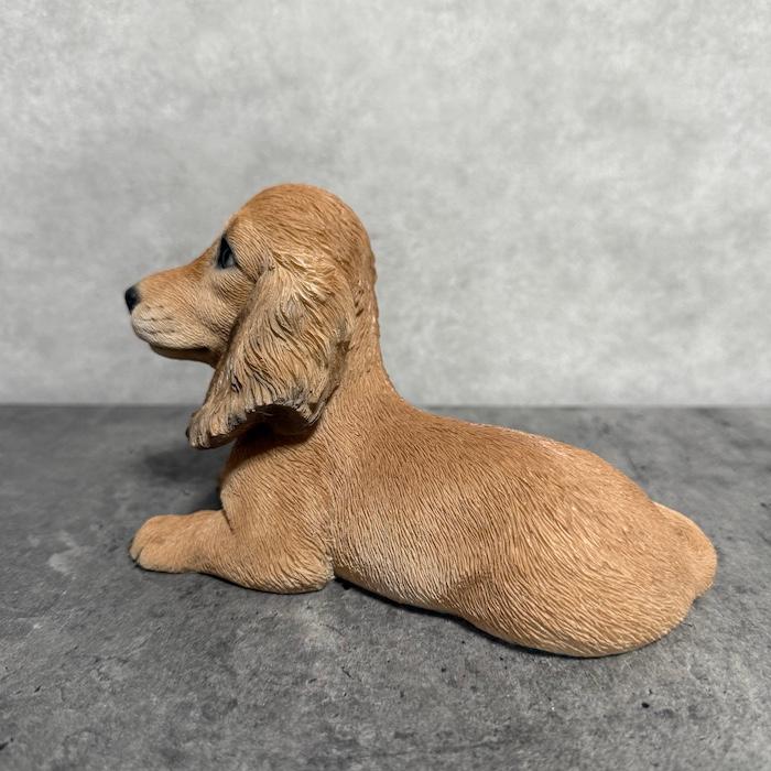 犬 置物 おしゃれ リラックスダックスフンドクリーム かわいい 動物 インテリア オブジェ ガーデンオーナメント woobia ウービア |  | 03