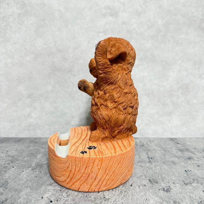 スマホスタンド 卓上 おもしろ 犬 動物 Dancingトイプードル レッド かわいい置物 おしゃれ スマホホルダー インテリア woobia ウービア |  | 04