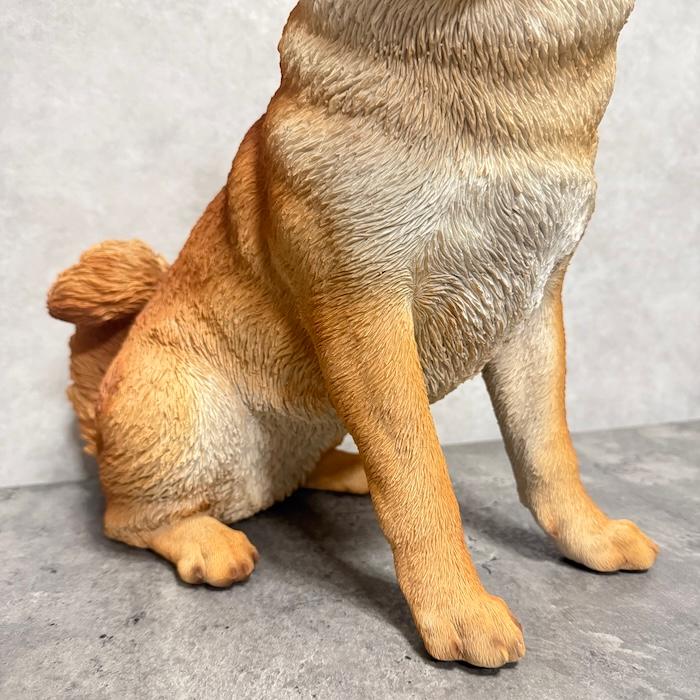 WOOBIA（ウービア） 犬 置物 大型 かわいい 動物 玄関 お座り柴犬 大