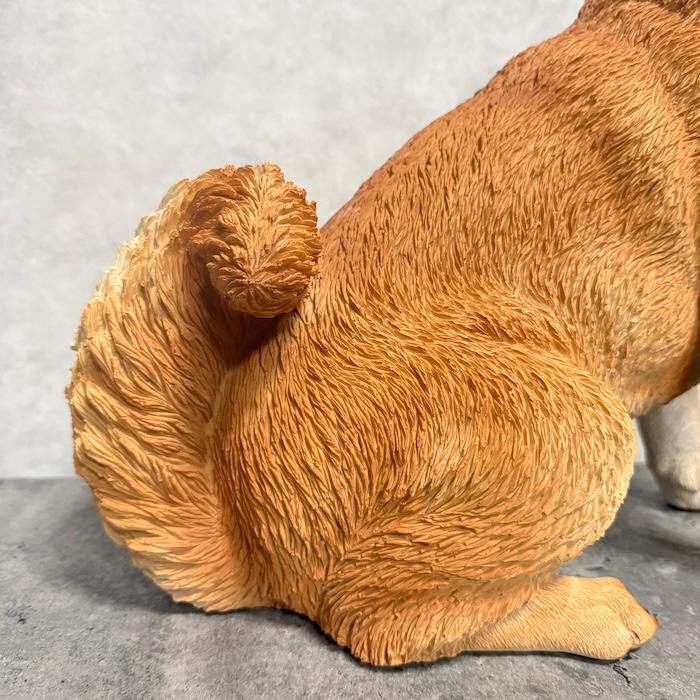 WOOBIA（ウービア） 犬 置物 大型 かわいい 動物 玄関 お座り柴犬 大