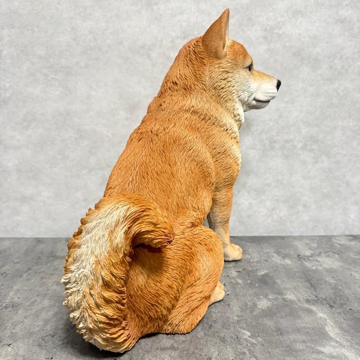 WOOBIA（ウービア） 犬 置物 大型 かわいい 動物 玄関 お座り柴犬 大