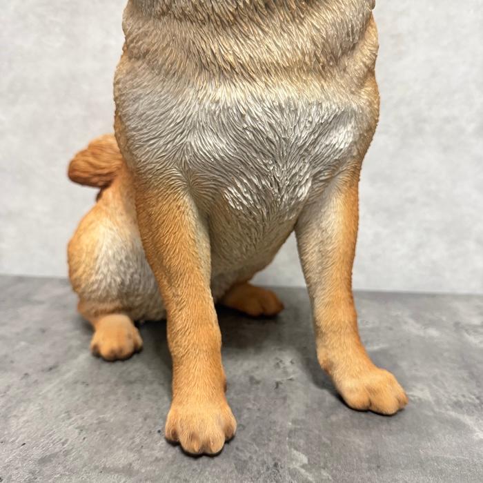 WOOBIA（ウービア） 犬 置物 大型 かわいい 動物 玄関 お座り柴犬 大