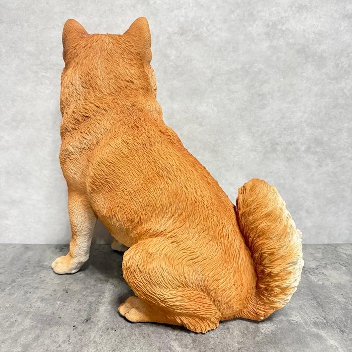 WOOBIA（ウービア） 犬 置物 大型 かわいい 動物 玄関 お座り柴犬 大