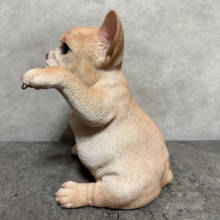 置物 犬 かわいい 犬 置物 ソーラーランプを左手で持ち上げる フレンチブルドッグ woobia 動物 玄関  おしゃれ インテリア ウービア |  | 11