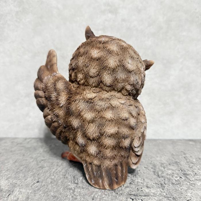 鳥の置物 ソーラーランプを左手で持ち上げるフクロウ 高さ16cm 縁起物 風水 woobia かわいい おしゃれ インテリア オブジェ |  | 11
