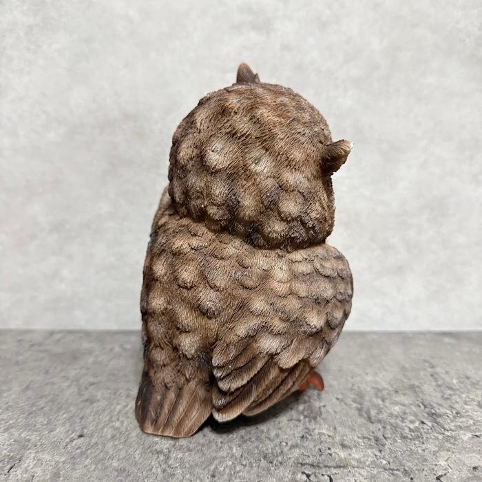 鳥の置物 ソーラーランプを左手で持ち上げるフクロウ 高さ16cm 縁起物 風水 woobia かわいい おしゃれ インテリア オブジェ |  | 12