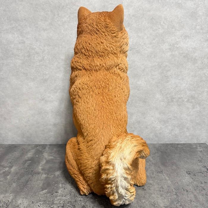 お座りにっこり柴犬 大 置物 高さ52.5cm WOOBIA 大型 リアル おしゃれ インテリア オブジェ ガーデンオーナメント 玄関 庭 犬 ギフト | WOOBIA | 13
