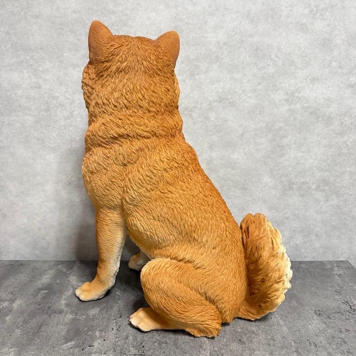 お座りにっこり柴犬 大 置物 高さ52.5cm WOOBIA 大型 リアル おしゃれ インテリア オブジェ ガーデンオーナメント 玄関 庭 犬 ギフト | WOOBIA | 17