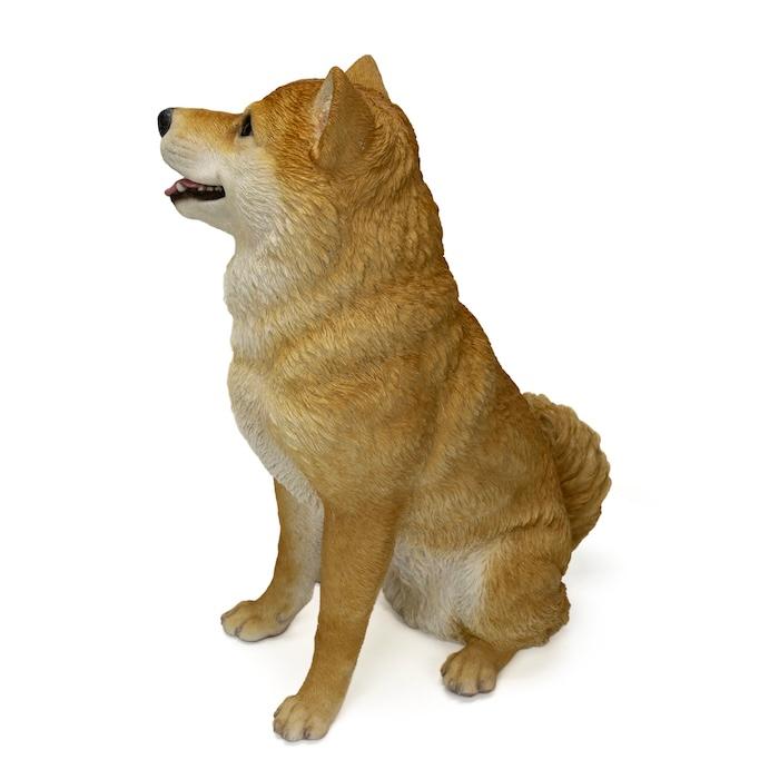 お座りにっこり柴犬 大 置物 高さ52.5cm WOOBIA 大型 リアル おしゃれ インテリア オブジェ ガーデンオーナメント 玄関 庭 犬 ギフト |  | 03