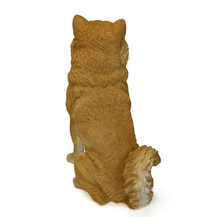 お座りにっこり柴犬 大 置物 高さ52.5cm WOOBIA 大型 リアル おしゃれ インテリア オブジェ ガーデンオーナメント 玄関 庭 犬 ギフト |  | 04