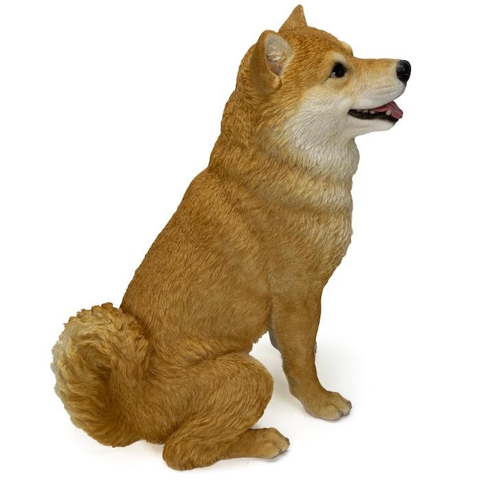 お座りにっこり柴犬 大 置物 高さ52.5cm WOOBIA 大型 リアル おしゃれ インテリア オブジェ ガーデンオーナメント 玄関 庭 犬 ギフト |  | 05