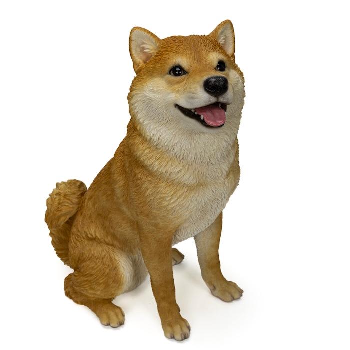 お座りにっこり柴犬 大 置物 高さ52.5cm WOOBIA 大型 リアル おしゃれ インテリア オブジェ ガーデンオーナメント 玄関 庭 犬 ギフト |  | 06