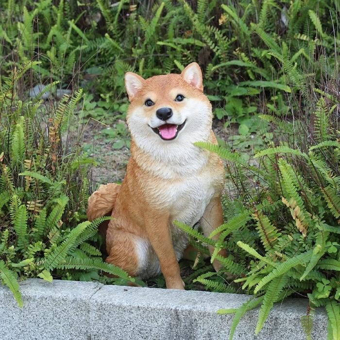 お座りにっこり柴犬 大 置物 高さ52.5cm WOOBIA 大型 リアル おしゃれ インテリア オブジェ ガーデンオーナメント 玄関 庭 犬 ギフト |  | 07