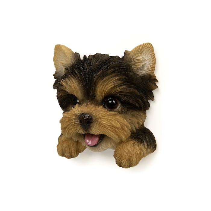 WOOBIA フェイスマグネット ヨークシャー ヨーキー 犬 冷蔵庫 マグネット かわいい 立体 リアル ヨークシャーテリア 子犬 愛犬 高さ5.7cm | WOOBIA | 02