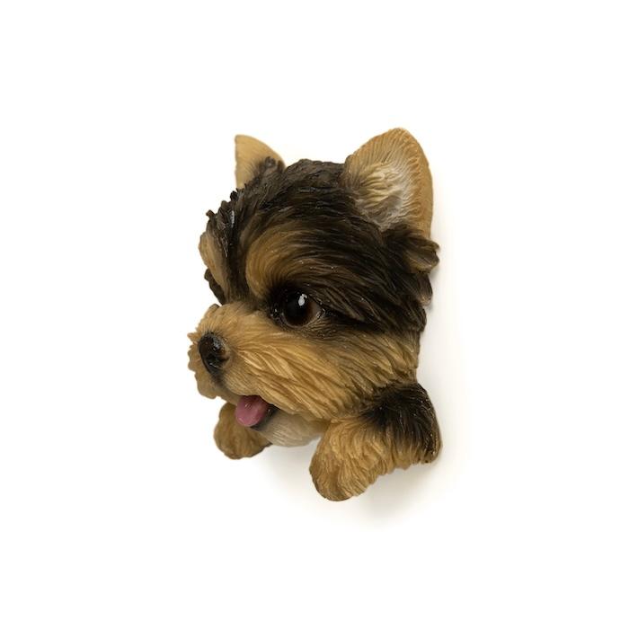 WOOBIA フェイスマグネット ヨークシャー ヨーキー 犬 冷蔵庫 マグネット かわいい 立体 リアル ヨークシャーテリア 子犬 愛犬 高さ5.7cm | WOOBIA | 03