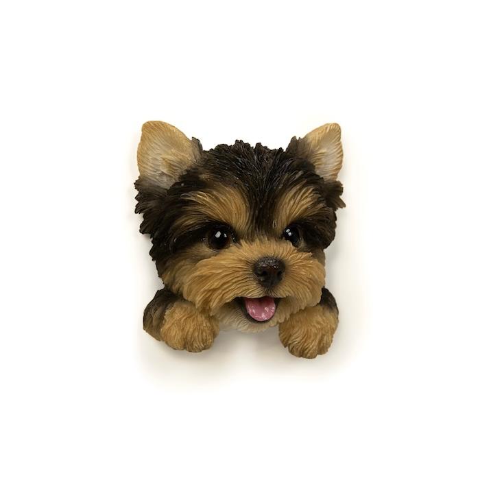 WOOBIA フェイスマグネット ヨークシャー ヨーキー 犬 冷蔵庫 マグネット かわいい 立体 リアル ヨークシャーテリア 子犬 愛犬 高さ5.7cm | WOOBIA | 06