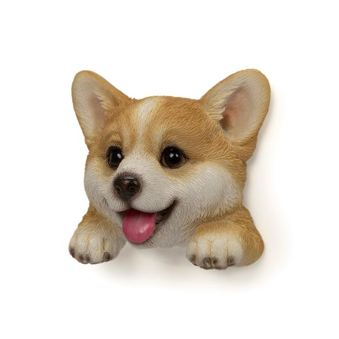 WOOBIA フェイスマグネット コーギー レッド 犬 冷蔵庫 マグネット かわいい 立体 リアル ウェルシュコーギー 子犬 愛犬 動物 幅5.7cm | WOOBIA | 02
