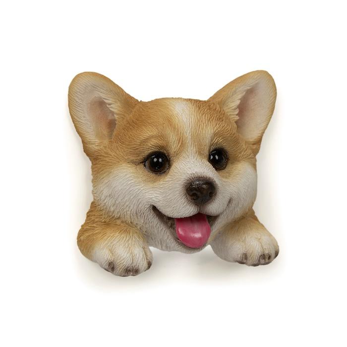 WOOBIA フェイスマグネット コーギー レッド 犬 冷蔵庫 マグネット かわいい 立体 リアル ウェルシュコーギー 子犬 愛犬 動物 幅5.7cm | WOOBIA | 06