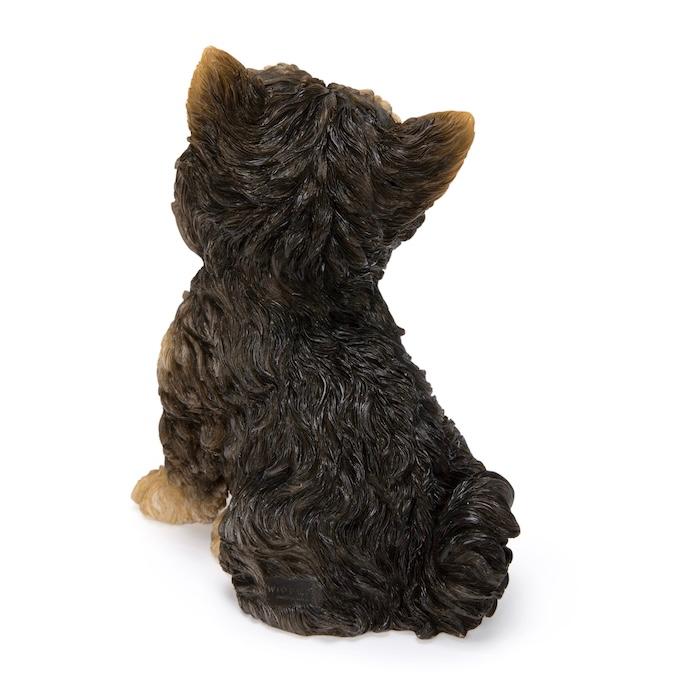 置物 犬 玄関 ガーデン 屋外 リアル ヨークシャーテリア お座りにっこり 高さ16cm WOOBIA ウービア イギリス ヨーキー好き ギフト | WOOBIA | 04