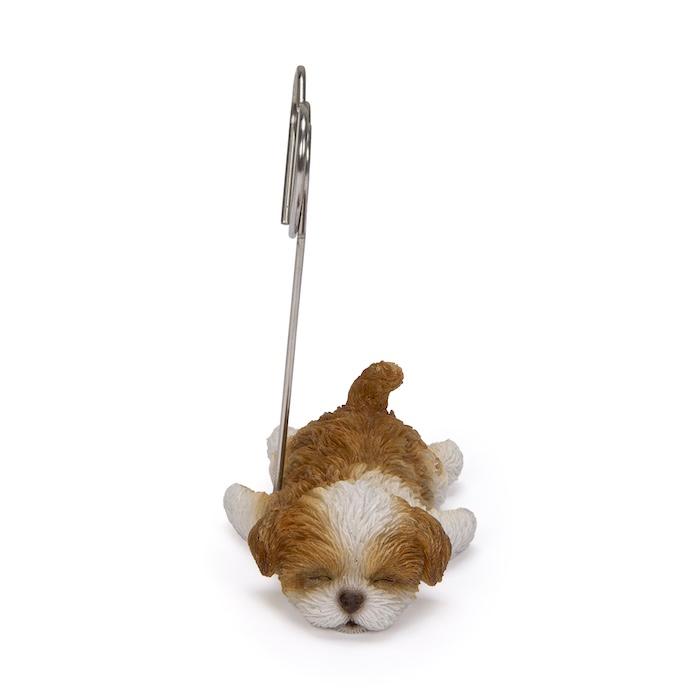 メモスタンド 犬 シーズー 高さ8cm かわいいメモクリップ 置物インテリア メモホルダー カード woobia ウービア |  | 01
