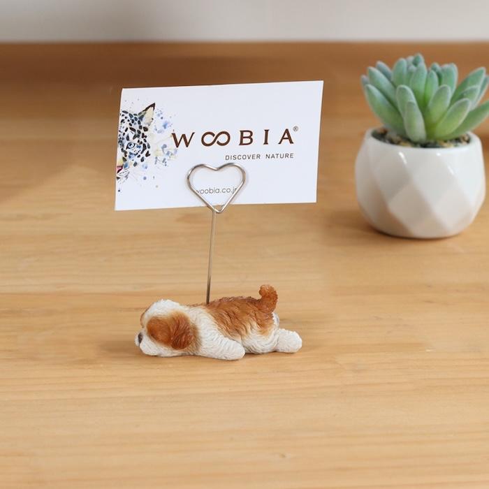 メモスタンド 犬 シーズー 高さ8cm かわいいメモクリップ 置物インテリア メモホルダー カード woobia ウービア |  | 06