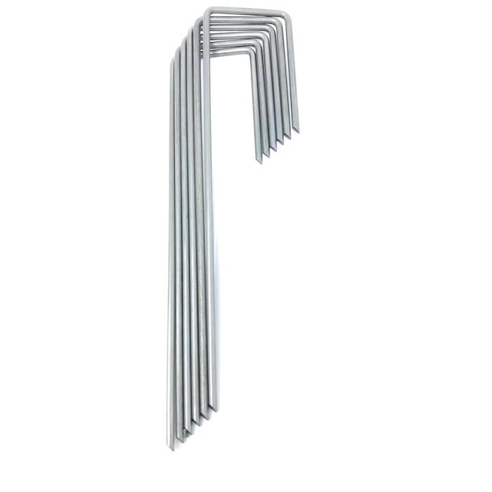 防草シート ピン 固定杭 15cm 100本セット J字型アンカーピン 除草シート 止めピン シート押さえ マルチ押さえ 人工芝 |  | 04