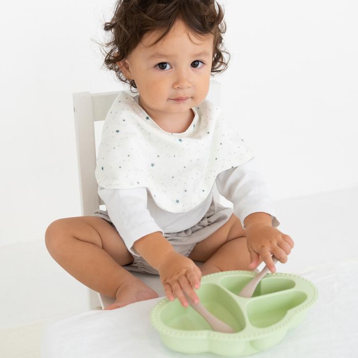 3色から選べる ベビーギフト もぐもぐ5点セット 食器 エプロン マット 一式 Lien de famille おしゃれで可愛い | lien de famille | 15