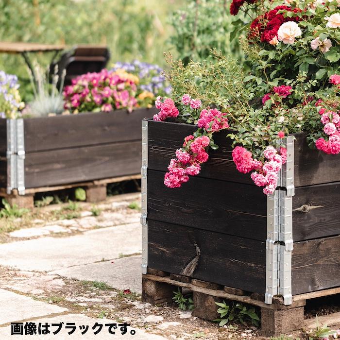 UPYARD ガーデンボックス 800×600 ブラック 黒 garden boxes 花壇 プランター 家庭菜園 野菜 レイズドベッド |  | 05