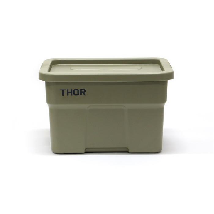 THOR（ソー） コンテナ 収納ボックス 22L 蓋付き 5色 ラージトート