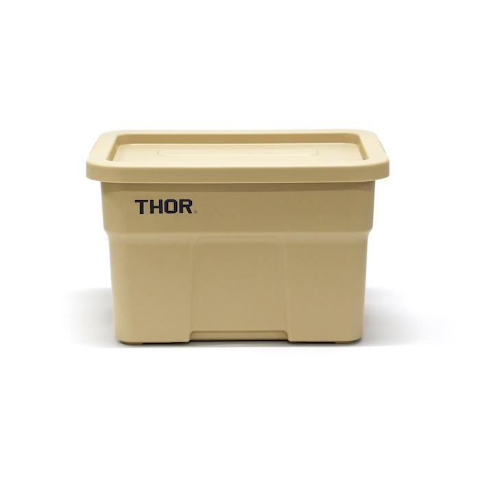 THOR（ソー） コンテナ 収納ボックス 22L 蓋付き 5色 ラージトート
