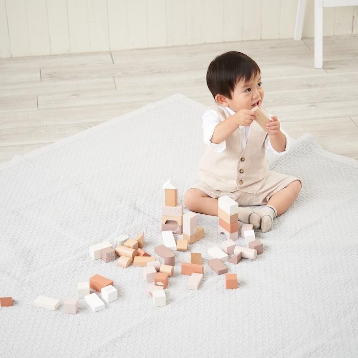 知育玩具 2歳から 木製 積み木 ウドゥンブロックス 50ピース 3色展開 おもちゃ 出産祝い 誕生日プレゼント 男の子 女の子 レーベルレーベル |  | 10
