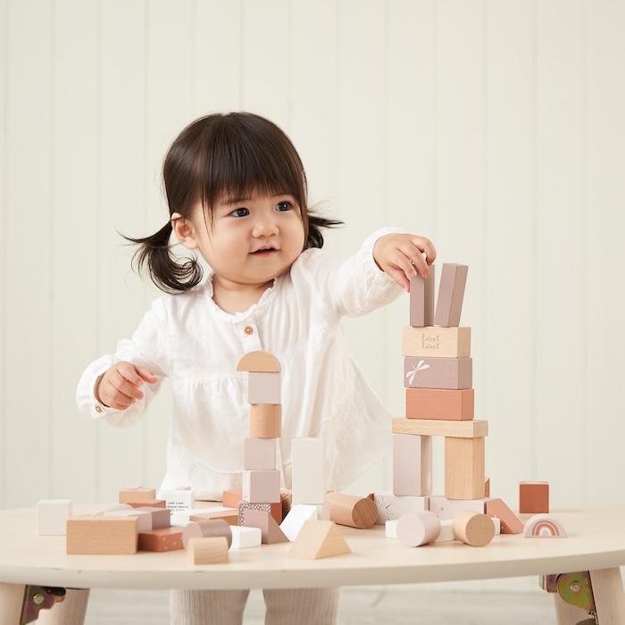 知育玩具 2歳から 木製 積み木 ウドゥンブロックス 50ピース 3色展開 おもちゃ 出産祝い 誕生日プレゼント 男の子 女の子 レーベルレーベル |  | 09
