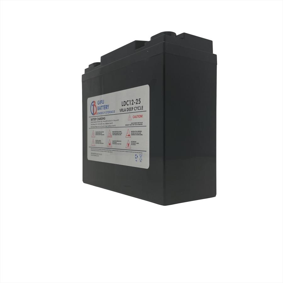 LDC12-25 ディープサイクルバッテリー AGM-GEL UPS 電動車椅子 小型