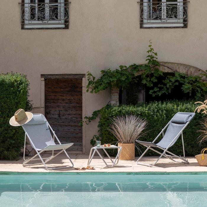 ラフマ デッキチェア MAXITRANSAT PLUS Lafuma LFM1909 おしゃれな椅子 高級 サウナチェア 軽量 持ち運び ベランダ 庭 アウトドア 庭 キャンプ リゾート |  | 09