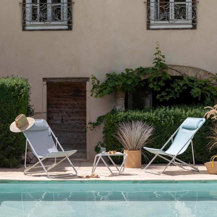 ラフマ デッキチェア MAXITRANSAT PLUS Lafuma LFM1909 おしゃれな椅子 高級 サウナチェア 軽量 持ち運び ベランダ 庭 アウトドア 庭 キャンプ リゾート |  | 08