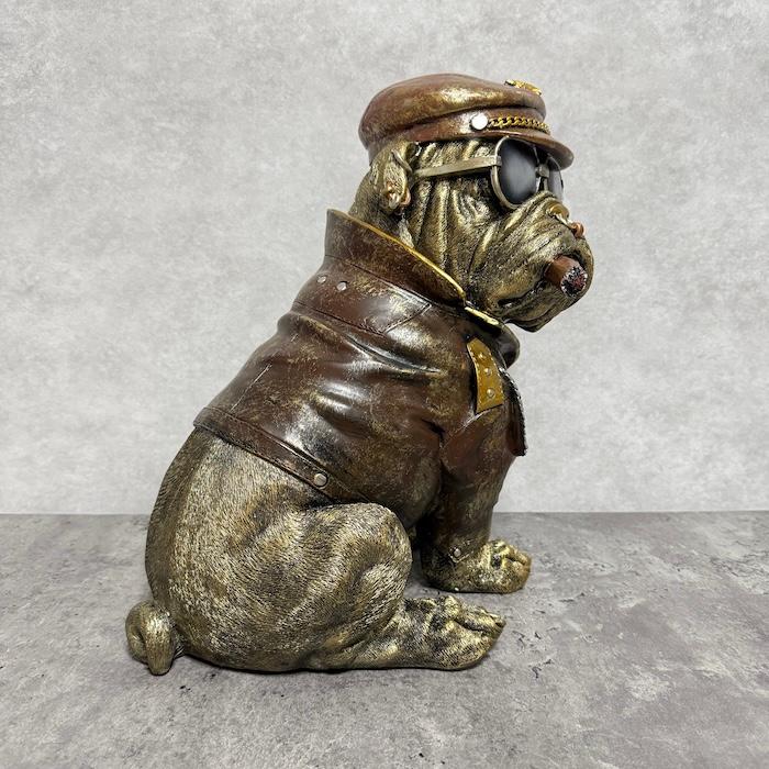 犬の置物 ブルちゃんA 高さ31.5cm かわいい おもしろオブジェ 北欧