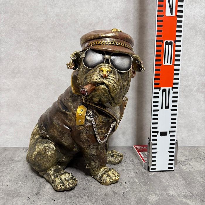 犬の置物 ブルちゃんA 高さ31.5cm かわいい おもしろオブジェ 北欧