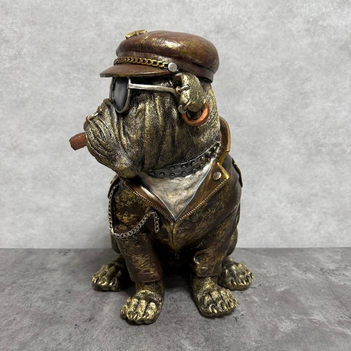 犬の置物 ブルちゃんA 高さ31.5cm かわいい おもしろオブジェ 北欧